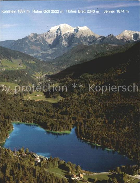 Hintersee Berchtesgaden Kehlstein Hoher Göll Hohes Brett Jenner