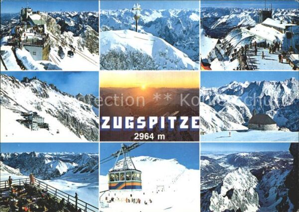 Zugspitze Aussichtsterrasse Gipfelstation Münchne