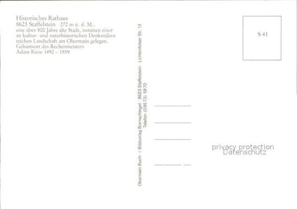 Staffelstein Historisches Rathaus – Bild 2