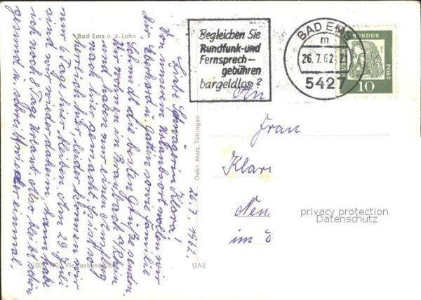 Ems Bad Kurpark Ems Wappen – Bild 2