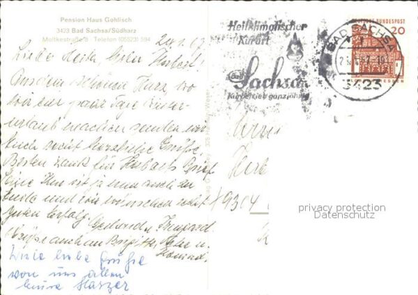 Sachsa Harz Bad Pension Gohlisch – Bild 2