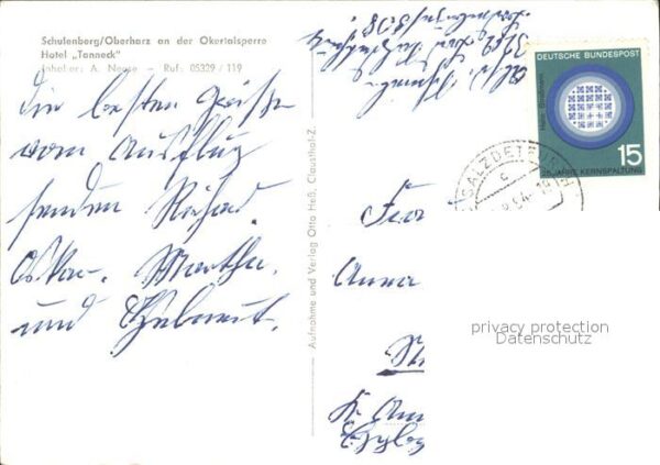 Okertalsperre Schulenburg Hotel Tanneck – Bild 2
