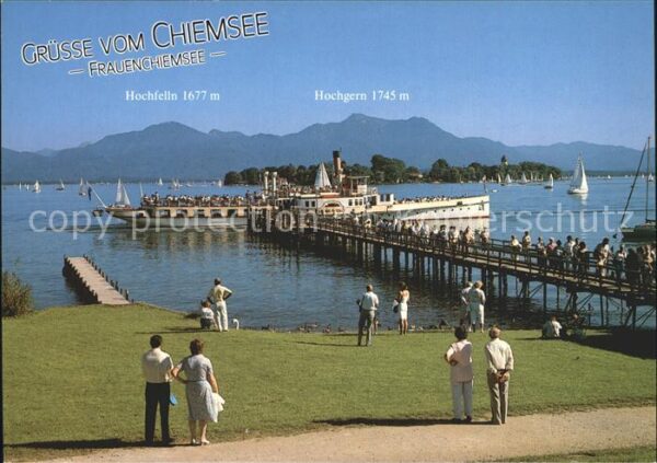 Frauenchiemsee Hochfelln Hochgern Fischerdorf Strandba