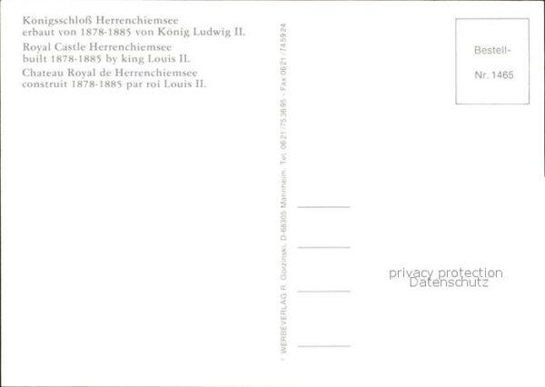 Herrenchiemsee Königsschloss – Bild 2