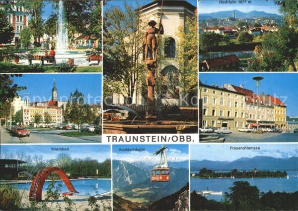 Traunstein Oberbayern Grüne Stadt Warmbad Frauenchiemsee Hoch