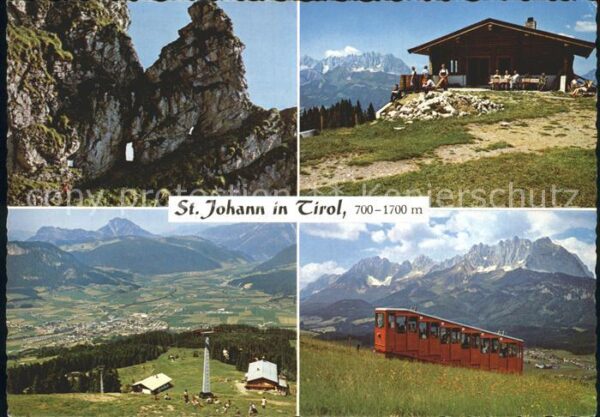Johann Tirol Sankt Kitzbühler Horn Angerer Alm Bergbahn Wi