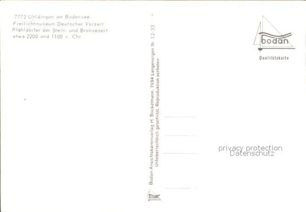 Uhldingen-Muehlhofen Freilichtmuseum Deutsche Vorzeit Pfahld – Bild 2