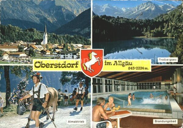 Oberstdorf Kurort Almabtrieb Freibergsee Brandungs