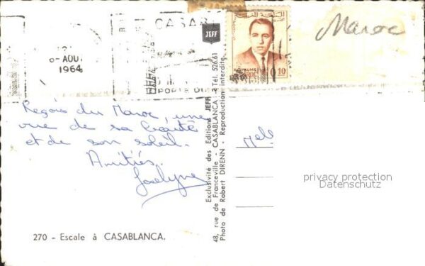 Casablanca Hafen Stadtansicht – Bild 2
