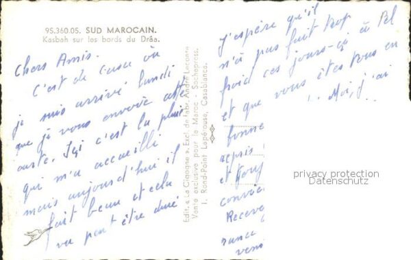 Marokko Maroc Esel Palmen Haus – Bild 2