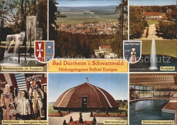 Duerrheim Bad Wasserspiele Kurpark Solebewegungsbad S