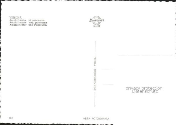 Verona Veneto Amphitheater Arena Panorama – Bild 2