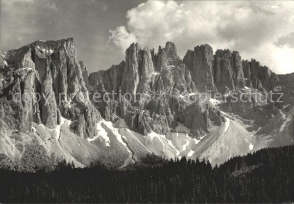 Latemar Gruppe Berge Dolomiten