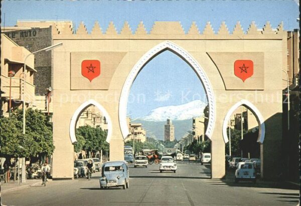 Marrakesch Marrakech Avenue Mohammed V Tor