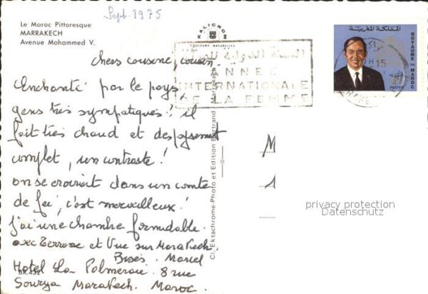 Marrakesch Marrakech Avenue Mohammed V Tor – Bild 2