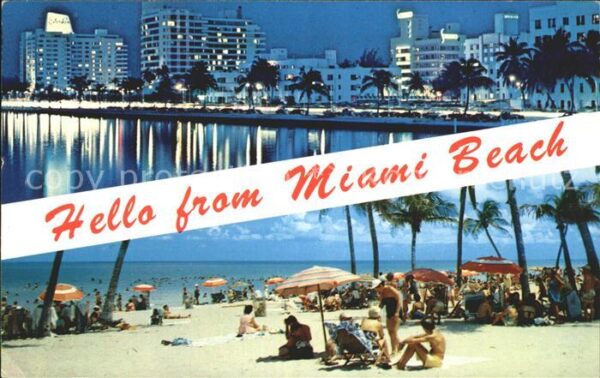 Miami Beach Strand Häuser