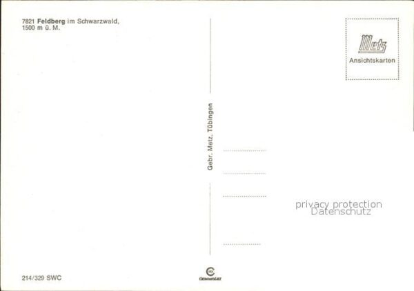 Feldberg Schwarzwald Bismarckdenkmal Sessellift – Bild 2