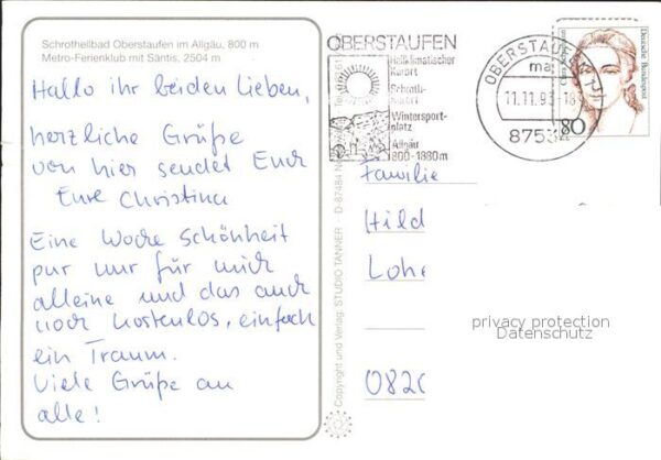 Oberstaufen Schrotheilbad Metro Ferienklub Säntis – Bild 2