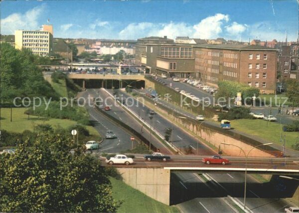 Duisburg Ruhr Stadtautobahn Hauptbahnhof