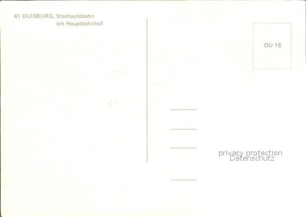 Duisburg Ruhr Stadtautobahn Hauptbahnhof – Bild 2