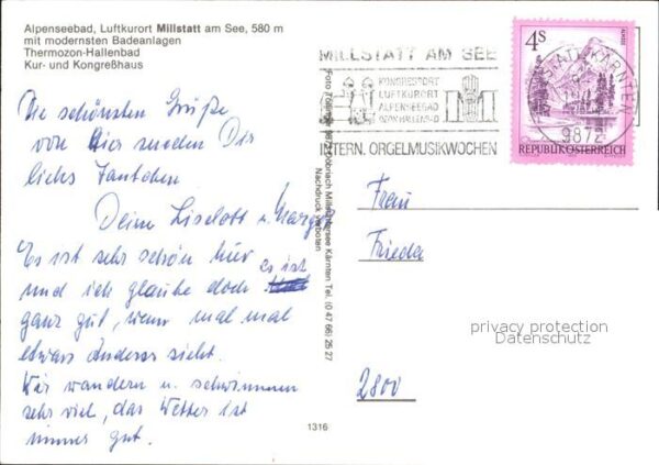 Millstatt Millstaettersee Alpenseebad Thermozon Hallenbad Kurhaus – Bild 2
