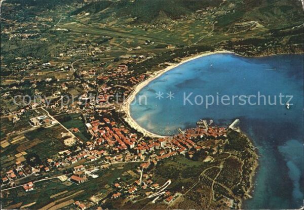 Marina di Campo Insel Elba Luftansicht