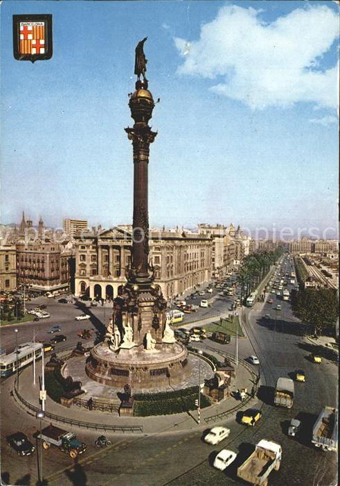 Barcelona Cataluna Columbus Denkmal