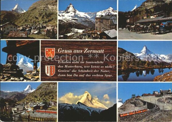 Zermatt VS Matterhorn Jungfraubahn Gedicht