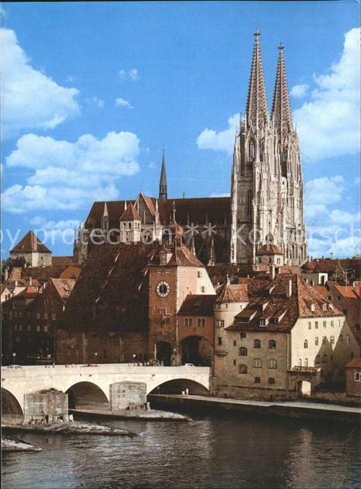 Regensburg Dom Steinerne Brücke