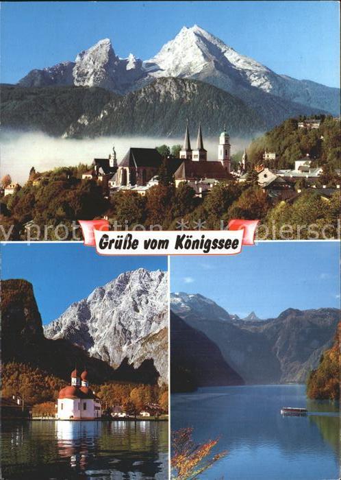 Koenigssee Berchtesgaden Watzmann Sankt Bartholomä
