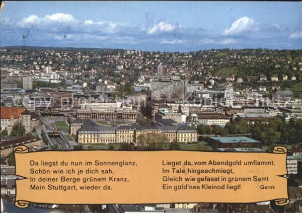 Stuttgart Gedicht Gerok