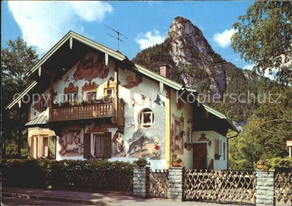 Oberammergau Lüftlmalerei Rotkäppchenhaus