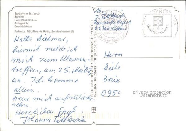 Koethen Anhalt Stadtkirche Sankt Jakob Amtsgeriht – Bild 2