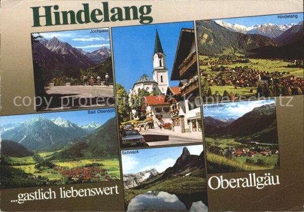 Hindelang Bad Oberdorf Kirche Jochpass