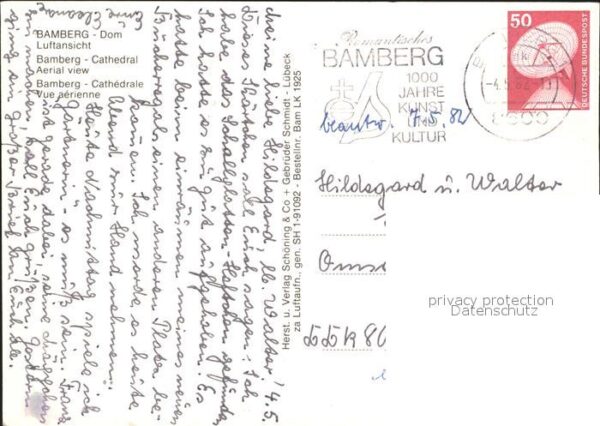Bamberg Dom Luftansicht – Bild 2