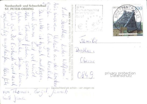 Peter-Ording St Nordseeheilbad Kurverwaltung Fischerbru – Bild 2