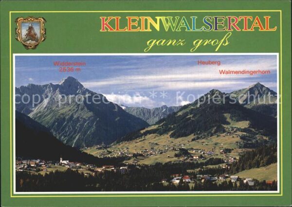 Kleinwalsertal Heuberg Widderstein Walmendingerhorn