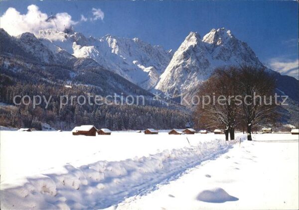 Garmisch-Partenkirchen Hammersbacher Fu?weg Alpspitzen