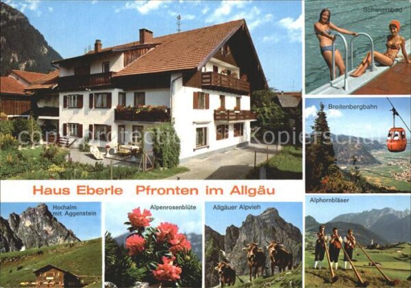 Pfronten Haus Eberle Alphornbl?ser Aggenstein Be