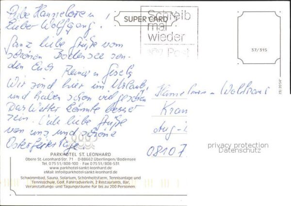 Ueberlingen Bodensee Parkhotel Sankt Leonhard – Bild 2