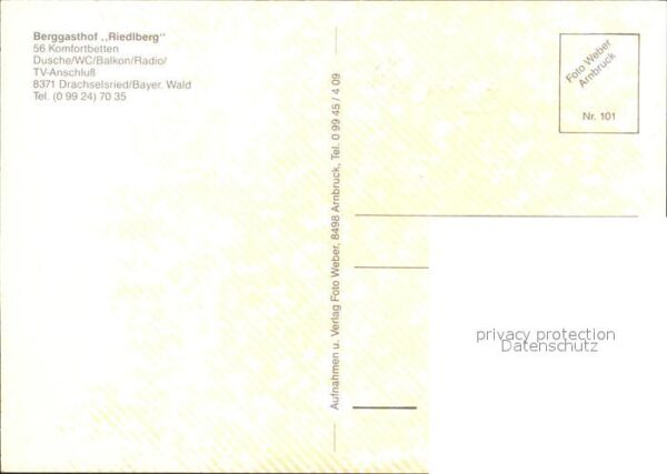 Drachselsried Berggasthof Riedlberg – Bild 2
