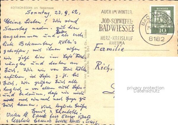 Rottach-Egern Tegernsee Ortsansicht – Bild 2