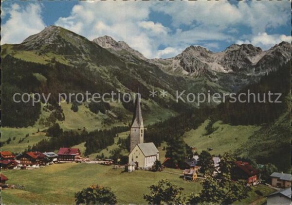 Kleinwalsertal Mittelberg Hammerspitze Schafalpk?pfe