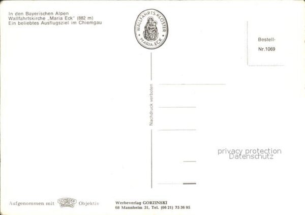 Maria Eck Wallfahrtskirche Bayerische Alpen – Bild 2