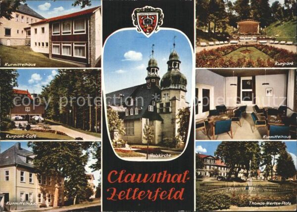 Clausthal-Zellerfeld Kurpark Thomas Merten Platz Holzkirche