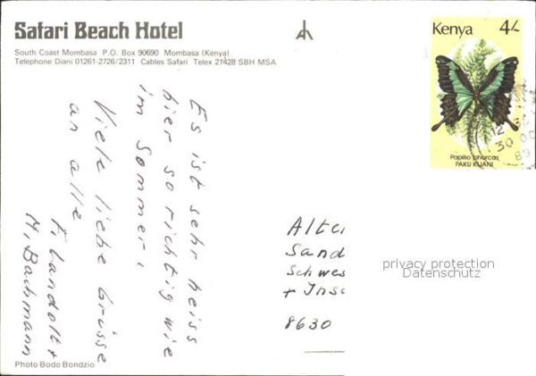 Mombasa Safari Beach Hotel Kenia – Bild 2