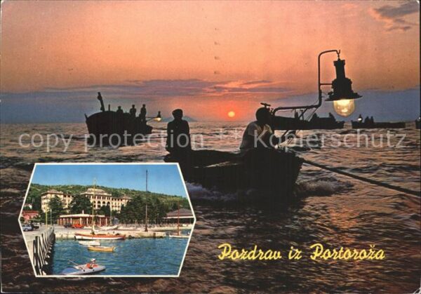 Portoroz Fischer Boote Meer