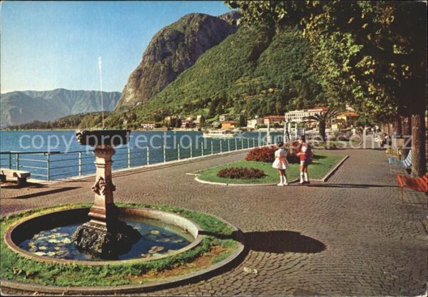 Menaggio Lago di Como Uferpromenade See