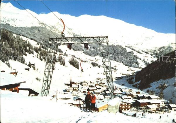 Lanersbach Blick Übungshang Zillertal Tirol