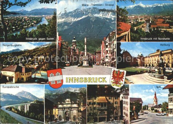 Innsbruck Europabrücke Hofburg Igis